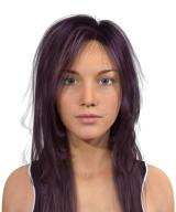 Purple Hair (Long Hair)